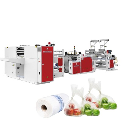 High Speed Automatic Plastic Garbage Rolling Bag Making Machine Pe Trash Bag Machine Biodegradable Bag On Roll Making Machine