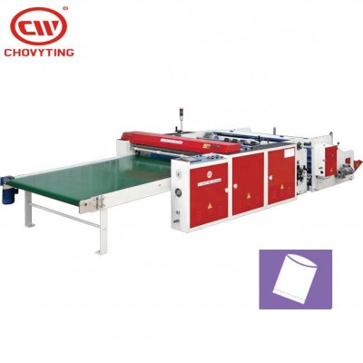 Heavy Duty Thick Flat Bag Machine Flying Knife System Without Tension Bottom Seal Garbage Plastic Bag Making Machine